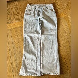 Sidefeel women’s xl flare led with slit jeans